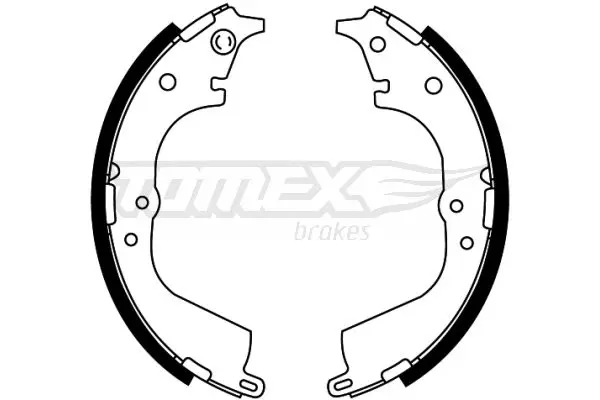 TOMEX Brakes TX2155 Комплект тормозных колодок