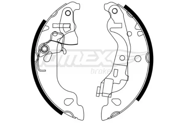 TOMEX Brakes TX2158 Brake Shoe Set