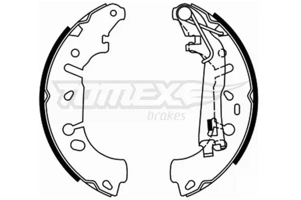TOMEX Brakes TX2185 Комплект тормозных колодок