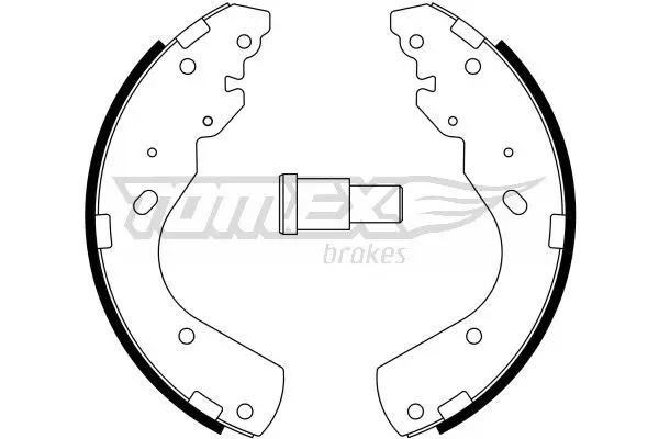 TOMEX Brakes TX2344 Brake Shoe Set