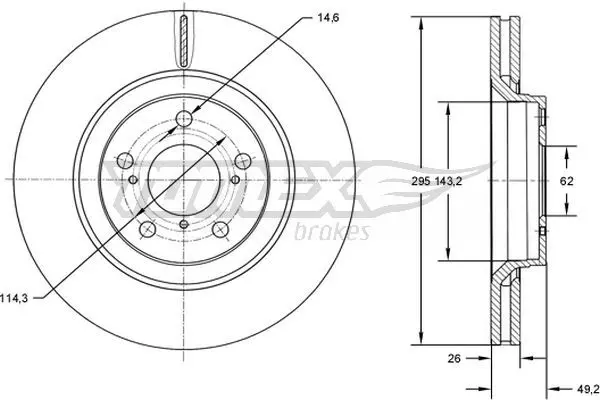 TX 72-64 Brake Disc