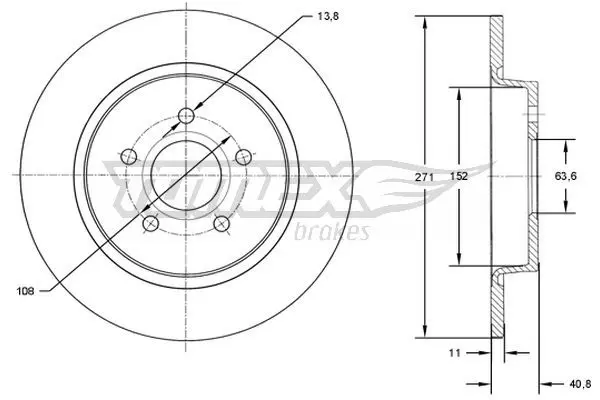 TX 72-98 Brake Disc