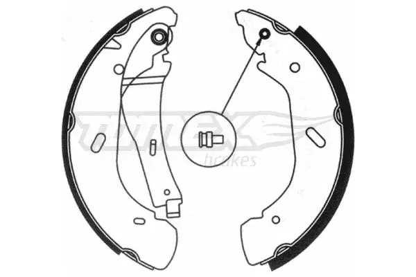 TOMEX Brakes TX2095 Brake Shoe Set