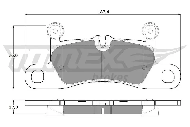 TOMEX Brakes TX1926 Комплект тормозных колодок,