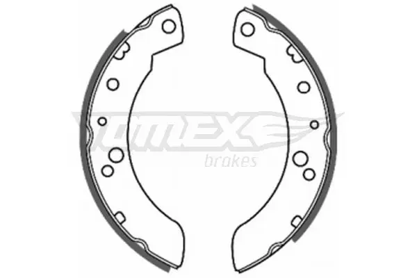 TOMEX Brakes TX2033 Комплект тормозных колодок