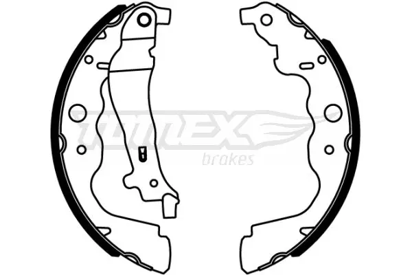 TOMEX Brakes TX2218 Комплект тормозных колодок