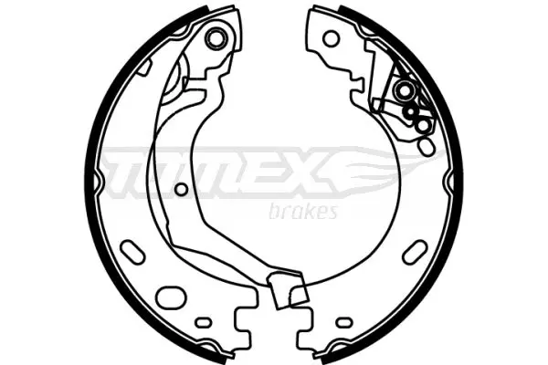 TOMEX Brakes TX2222 Комплект тормозных колодок