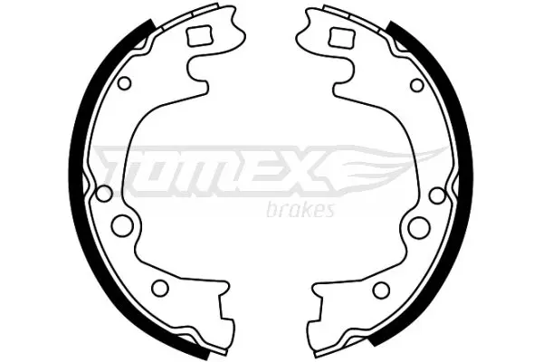 TOMEX Brakes TX2249 Brake Shoe Set