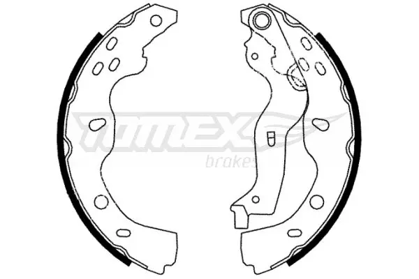 TOMEX Brakes TX2238 Комплект тормозных колодок