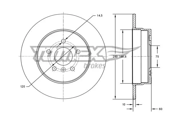 TX 71-45 BREMSSCHEIBE