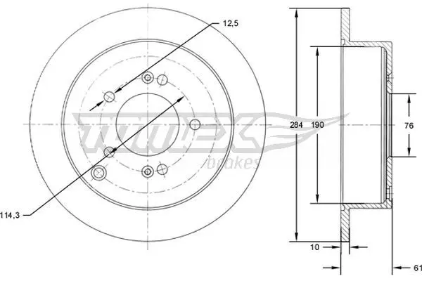 TX 71-49 BREMSSCHEIBE