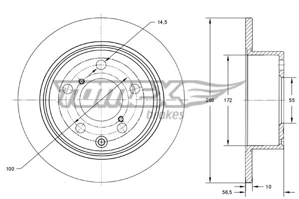 TX 71-67 BREMSSCHEIBE