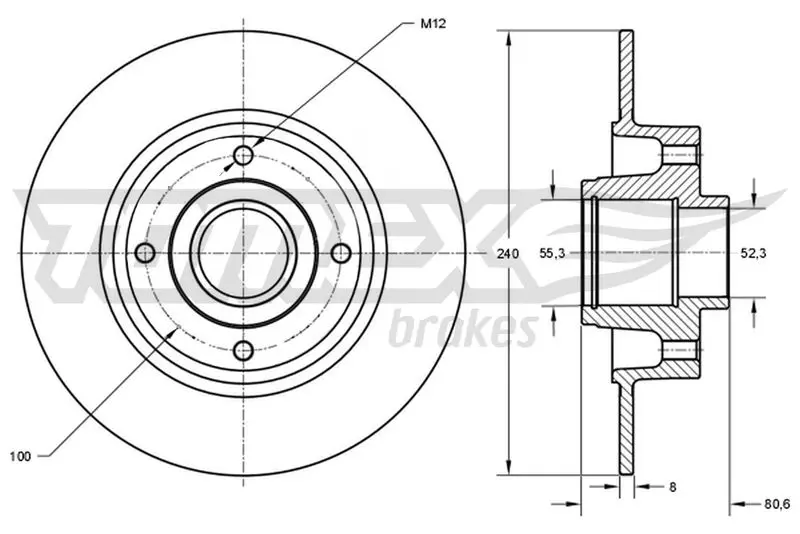TX 72-011 BREMSSCHEIBE