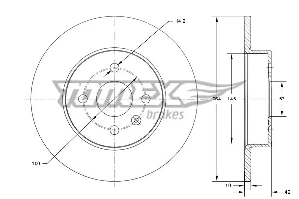 TX 72-08 BREMSSCHEIBE