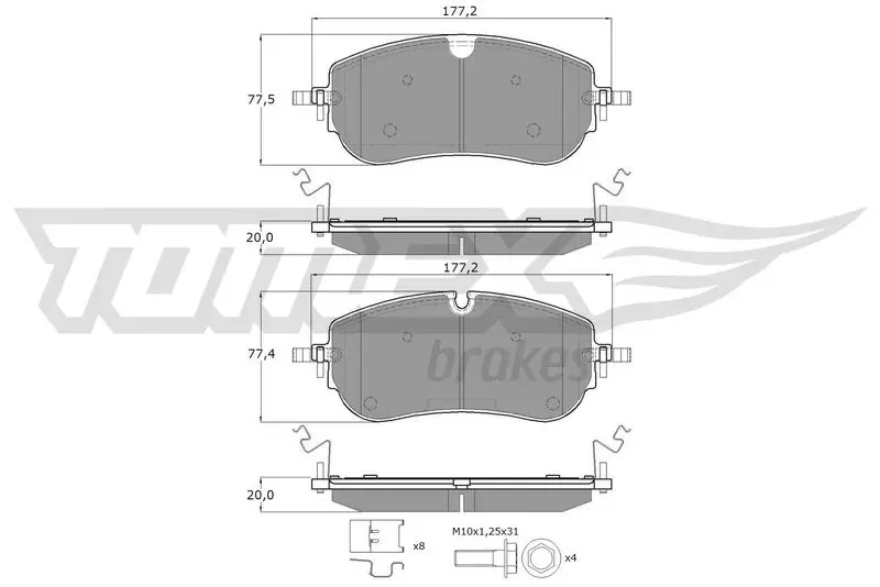 TOMEX Brakes TX6029 