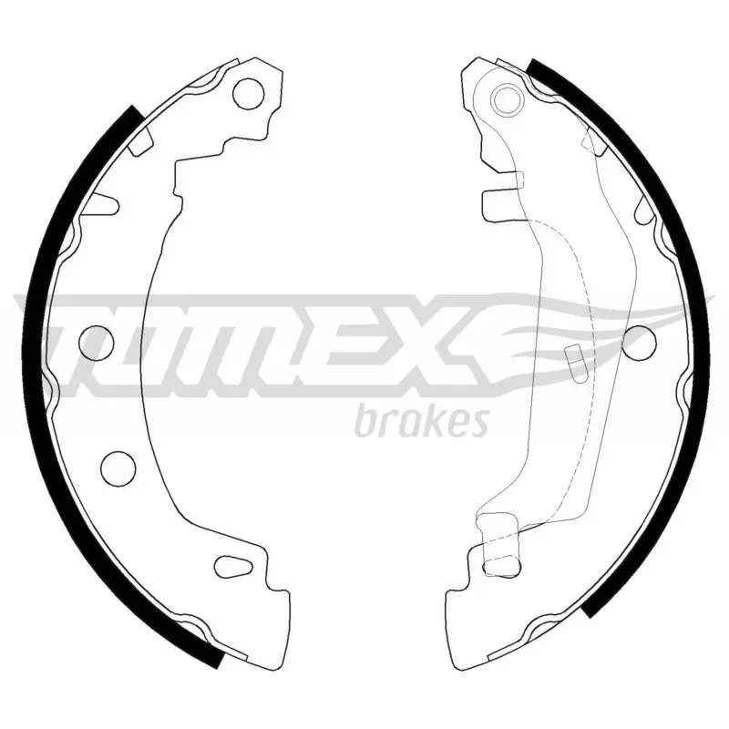 TOMEX Brakes TX2043 Комплект тормозных колодок