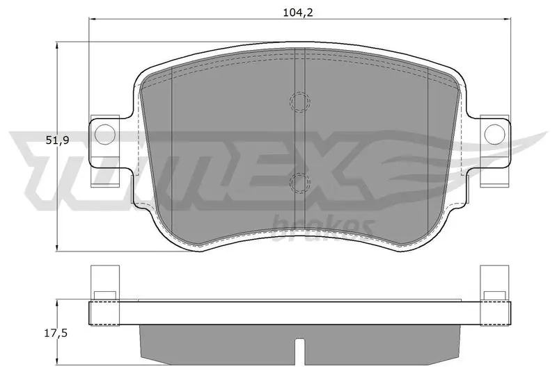 TOMEX Brakes TX1732 Brake Pad Set, disc brake