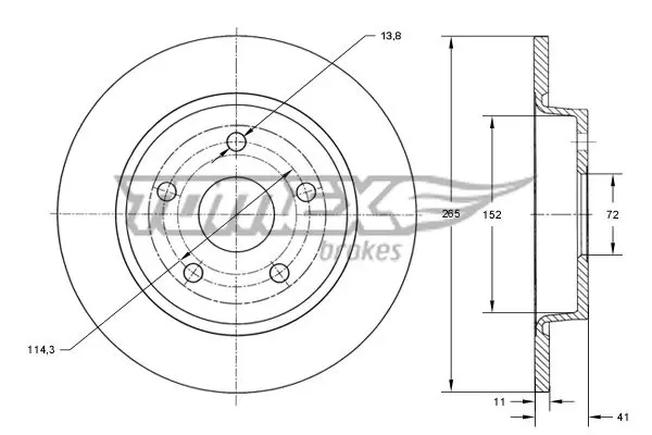  TOMEX Brakes 