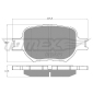 TX1562 TOMEX Brakes Комплект тормозных колодок,