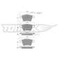 TX1393 TOMEX Brakes Комплект тормозных колодок,
