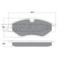 TX1425 TOMEX Brakes Комплект тормозных колодок,