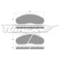 TX1518 TOMEX Brakes Комплект тормозных колодок,
