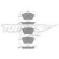 TX1711 TOMEX Brakes Комплект тормозных колодок,