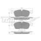 TX18151 TOMEX Brakes Комплект тормозных колодок,