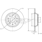 TX7292 TOMEX Brakes Тормозной диск