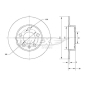 TX7001 BREMSSCHEIBE