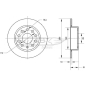TX7029 TOMEX Brakes Тормозной диск