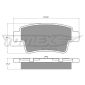 TX1462 TOMEX Brakes Brake Pad Set, disc brake