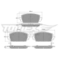 TX6018 TOMEX Brakes Комплект тормозных колодок,