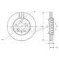 TX7003 BREMSSCHEIBE