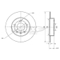 TX7006 TOMEX Brakes BREMSSCHEIBE