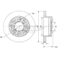 TX7048 TOMEX Brakes BREMSSCHEIBE