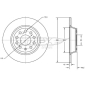 TX7269 TOMEX Brakes BREMSSCHEIBE