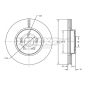 TX7271 TOMEX Brakes BREMSSCHEIBE
