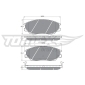 TX1709 TOMEX Brakes Комплект тормозных колодок,