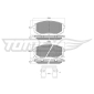 TX6037 TOMEX Brakes BREMSBELAGSATZ, SCHEIBENBREMSE