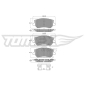 TX6045 TOMEX Brakes Комплект тормозных колодок,
