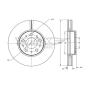 TX7143 BREMSSCHEIBE