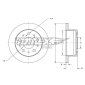 TX7235 BREMSSCHEIBE