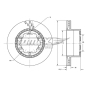 TX7344 TOMEX Brakes BREMSSCHEIBE
