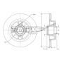 TX73581 BREMSSCHEIBE