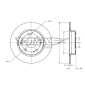 TX7382 BREMSSCHEIBE