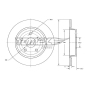 TX7394 BREMSSCHEIBE