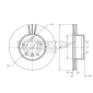 TX7397 BREMSSCHEIBE