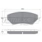 TX1472 TOMEX Brakes Brake Pad Set, disc brake