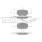 TX1187 TOMEX Brakes Комплект тормозных колодок,